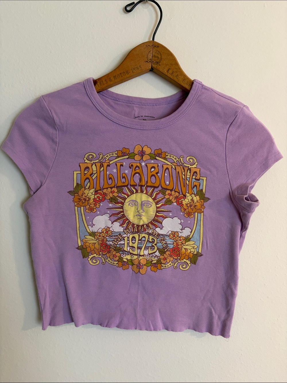 Billabong Lavender Sun Graphic Tee